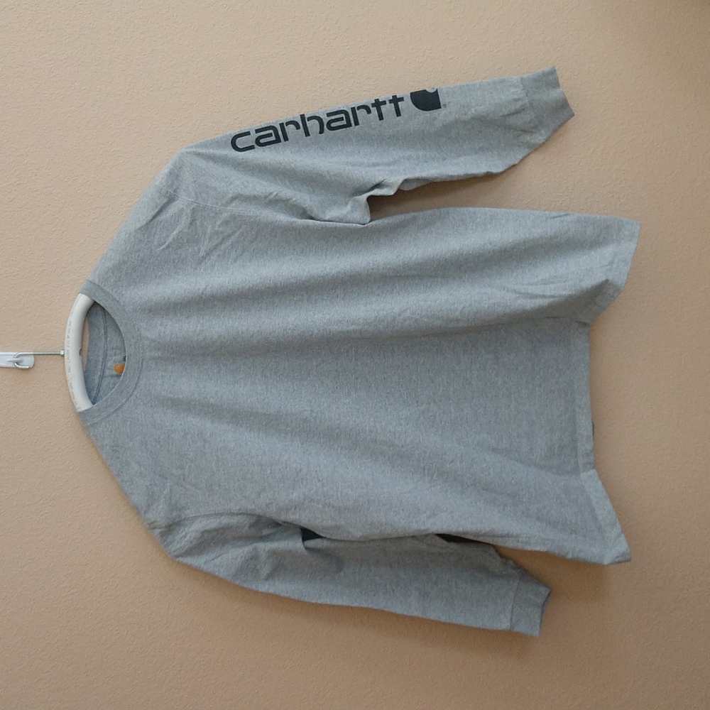 Carhartt Men's Gray Long Sleeve Shirt